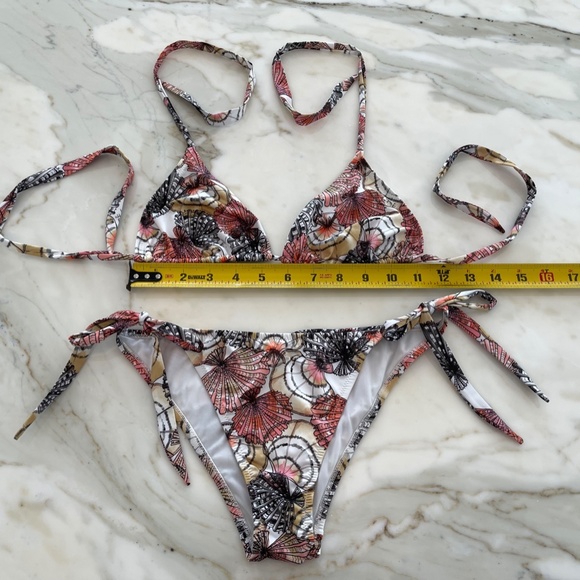 EMILIO PUCCI WHITE MULTI BIKINI SIZE IT 42 / US 8 NWOTS! - Picture 9 of 16